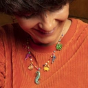 Naszyjnik z kolorowymi elementami. CZAS NA WESOŁO