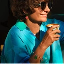 Bransoletka z koralików z kolorowymi zawieszkami. PROSTO Z MORZA