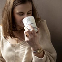 Sztywna otwarta bransoletka w kolorach srebra i złota. DWA W JEDNEJ