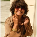 Pozłacana bransoletka z brązową emalią i cyrkoniami. DWORSKIE UCIECHY