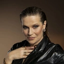 Podwójna pozłacana obrączka z kryształkami. PASSO DOBLE