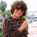 Krótki złocony naszyjnik z hematytami i perłą barokową. CABO DE SALOU