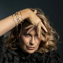 Geometryczny pierścień z kryształkami Swarovskiego. GAINSBOURG