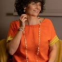 Biała skórzana bransoletka. POZYTYWNIE, GDY PATRZĘ W NIEBO