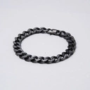 Męska bransoletka z grubego łańcucha typu pancerka. STALOWA PIĘŚĆ