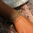 Owijana bransoletka na rzemyku z kryształkami. ZAKUPY NA CARMEL