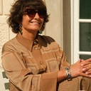 Pozłacana bransoletka z ogniw emaliowanych na granat. MILANO NOCĄ