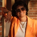 Pozłacany bransoletka z barokowym białym sercem. BIAŁE SERCE