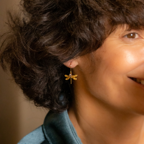 LIBÉLULAS PEQUEÑAS. Pendientes colgantes