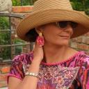 Bransoletka z inkrustowanych i pozłacanych ogniw ze stali. RUE DE RIVOLI