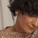 Moje małe wachlarze. Kolczyki wkrętki