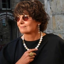 Naszyjnik z białymi i różówymi szklanymi perłami Majorka. ROMANTYCZNE RANO