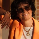 Pozłacana bransoletka z dużych nieregularnych ogniw. REVOLTA