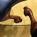 Niebieskie botki z odkrytym palcem r 39-40. HARAJUKU