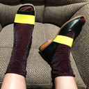 Czerń, klasa, energia. Baleriny z odkrytymi palcami r. 39