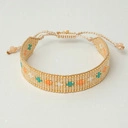 Wąska bransoletka ręcznie tkana z paciorków Miyuki. PASEO MARITIMO