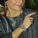 OLA NUEVA. Pulsera de cuero