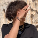 Pozłacana bransoletka z diamentowymi łańcuszkami. DOJRZAŁE GRONO