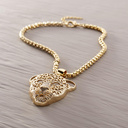 DE VOGUE ITALIANO. Colgante de cabeza de tigre