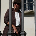 Złoty pierścionek na gumce z perełkami i kryształem. LAMPKA SZAMPANA