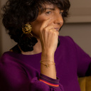 TANZANITAS AZULES. Pulsera en cadena