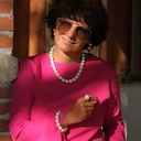 Bransoletka z białych szklanych pereł Majorka. TUZIN SZCZĘŚCIA