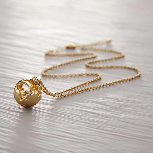 Mój globus. Krótki wisiorek