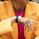 Długie pozłacane kolczyki w formie splecionych kół. WYJĄTKOWE