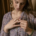 Bransoletka z błękitnym sznureczkiem. SAKURA