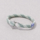 Bransoletka męska z liny żeglarskiej z szeklą i owijką. WYBIERZ SAM