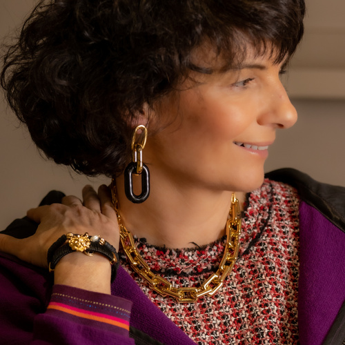 TE AMO. Collar de cadena