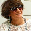 Pozłacane kolczyki wiszące z kryształami w formie rombów. ZACHÓD W PORCIE JAFFA