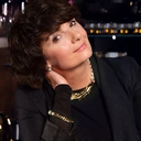 Złocone kolczyki z perłą i kryształem black diamond. JACKIE