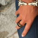 Emaliowana bransoletka z dwiema głowami żyraf. TWOJA PERSPEKTYWA