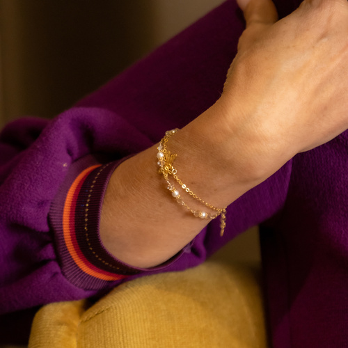 JARDINES TIVOLI. Pulsera de cadena con libélula