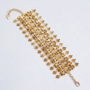 Bransoletka z modułów w ciepłym złocie z kryształkami. PAŁAC DOŻÓW