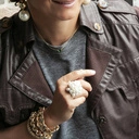 Bransoletka łańcuch z paskiem z motywem skóry węża. KLEOPATRA 