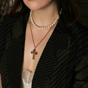 LIGERO Y CLÁSICO. Collar de perlas.