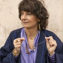 Wisiorek z cytrynem i koralikami z masy perłowej. AROMAT CARURU