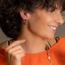 Kolczyki z kryształkami. TERAZ SIĘ ZMIENIAM