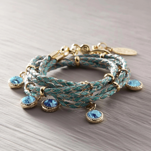 OLA NUEVA. Pulsera de cuero