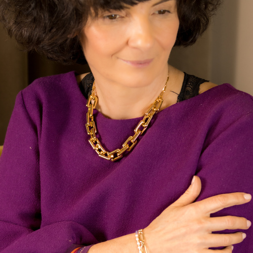 TE AMO. Collar de cadena