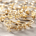 A na imię mam. Pierścionek z literką