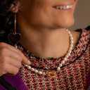 LIGERO Y CLÁSICO. Collar de perlas.