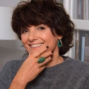 Złocony pierścień z owalnym zielonym kwarcem. HARCE Z KWARCEM