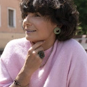 Kolczyki z drucika z zielonymi i złotymi koralikami. SŁONECZNE DNI