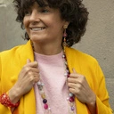 Długie klipsy kwiatki z naturalnych kamieni. LETNI WIECZÓR