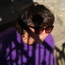 Złocone kolczyki koła z białym, morskim i szarymii kryształami. DROGA WENUS