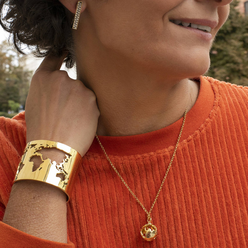 Mój globus. Krótki wisiorek