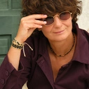 Wąska bransoletka w cętki pantery z paciorków Miyuki. LOUISE